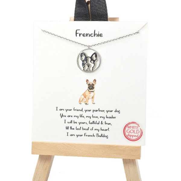 French Bulldog Charm Necklace - Image 2