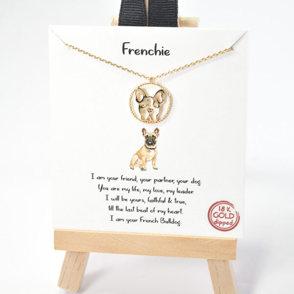 French Bulldog Charm Necklace