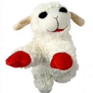 Multipet Lamb Chop Plush Dog Toy 6"