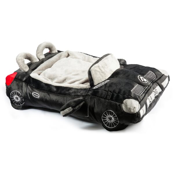 Furcedes Car Bed Squeaker Dog Toy Soft, Washable Dog Bed