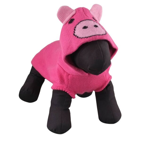 Wilbur Pig Hoodie Dog Sweater - Image 2