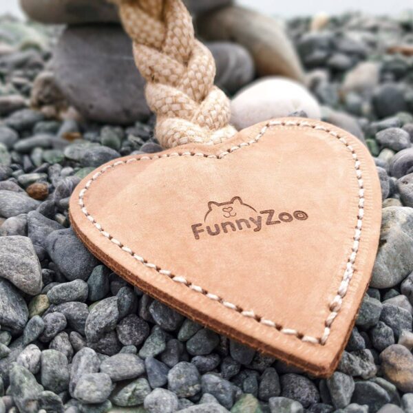 Natural Leather Toy For Chewing Dogs - Image 2