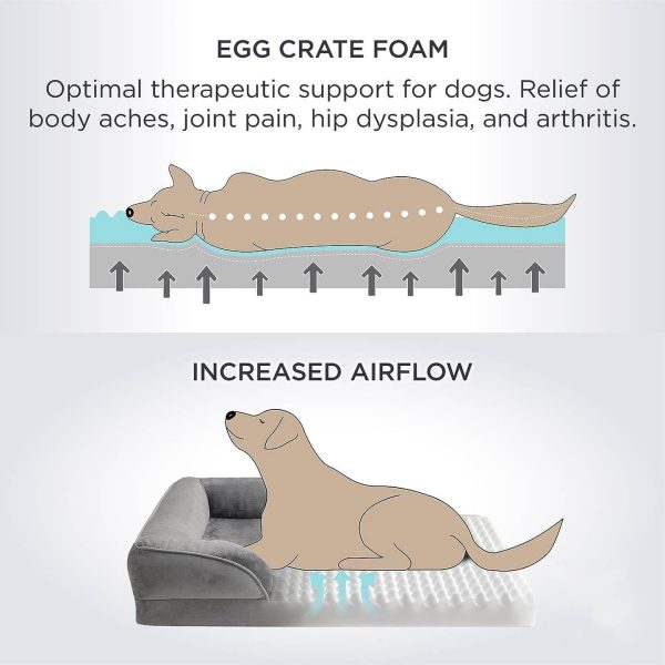 Calming Anti Anxiety Crate Bed For Dogs - Image 4
