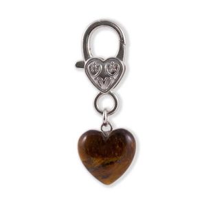 Tiger's Eye Training Heart Pendant