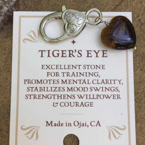 Tiger's Eye Training Heart Pendant - Image 3