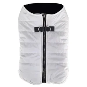 Zip-Up Dog Puffer Vest -