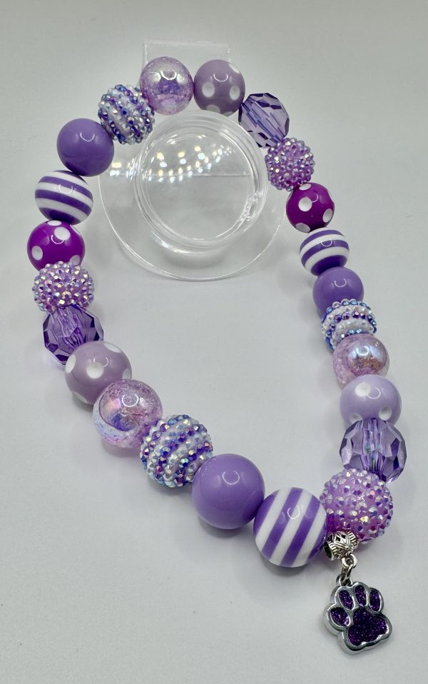 Purple Tones with Purple Paw Charm - Image 2