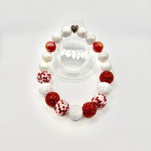 Red and White Necklace