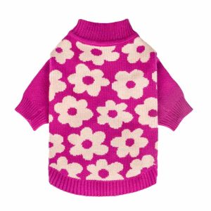 Cute Floral Dog Sweater