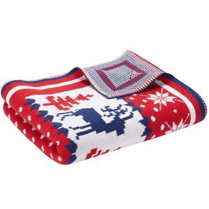 Tango Red Holiday Family Matching Throw Blanket