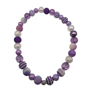 Sparkle Purple Dog Necklace