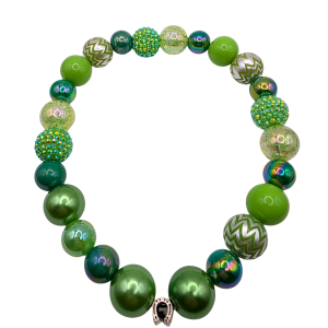 St. Paddy's Day Theme Dog Necklace with Lucky Charm